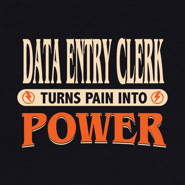 Data Entry Clerk turns pain into power by Anfrato